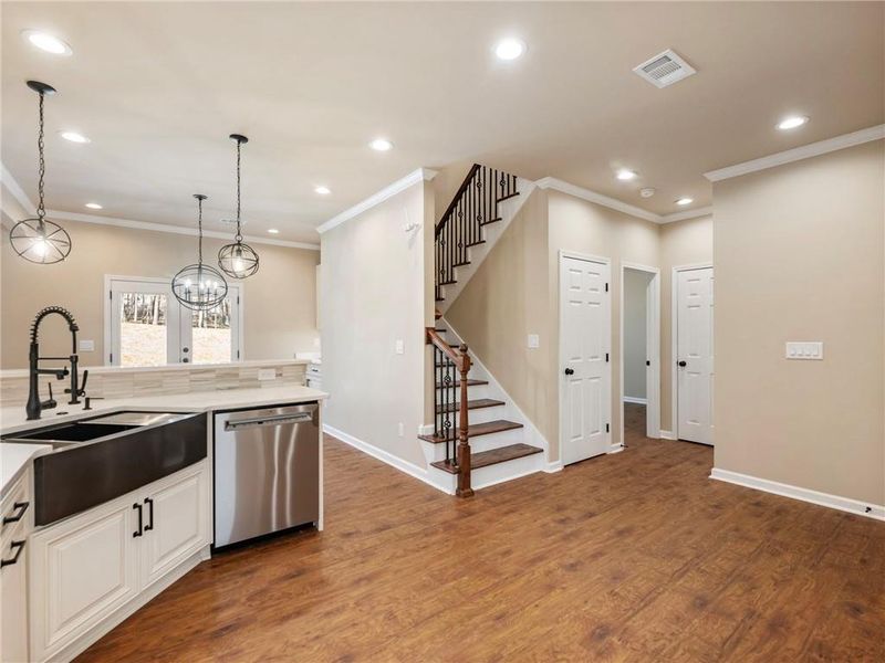 Furnished interior view inside a new home in , Winder (Image 11).