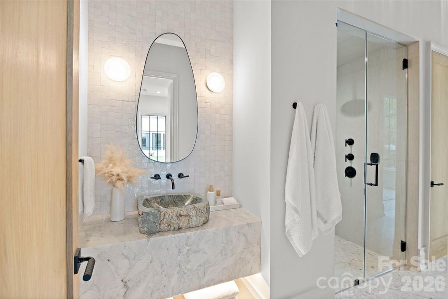 Furnished interior view inside a new home in , Charlotte (Image 10).