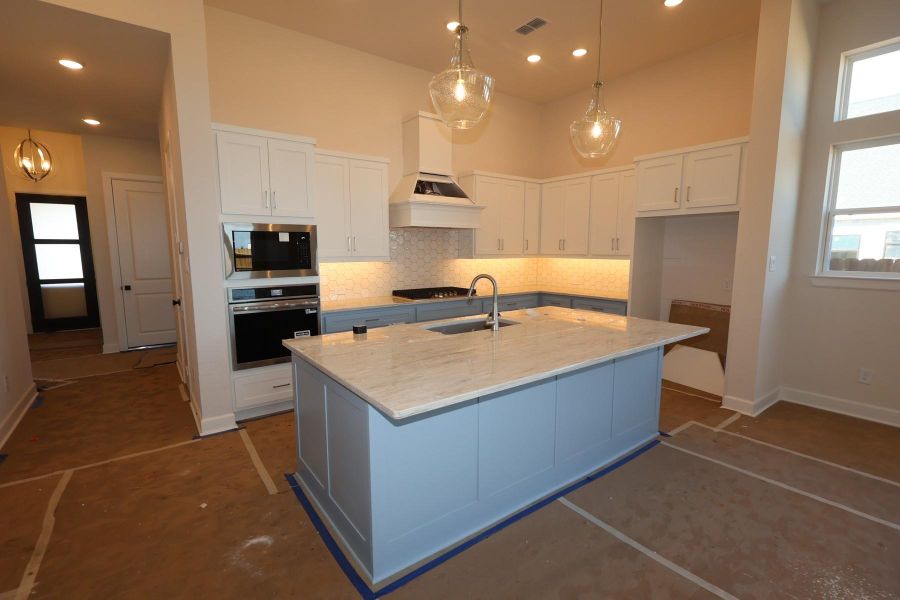 In-progress construction of a new home in Grange 45' Homesites, Katy, TX (Image 31).