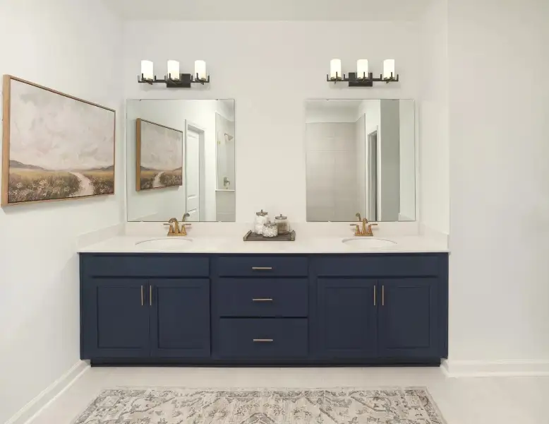 Sample Primary Bathroom photo. Actual structural options and design finishes of home may vary.