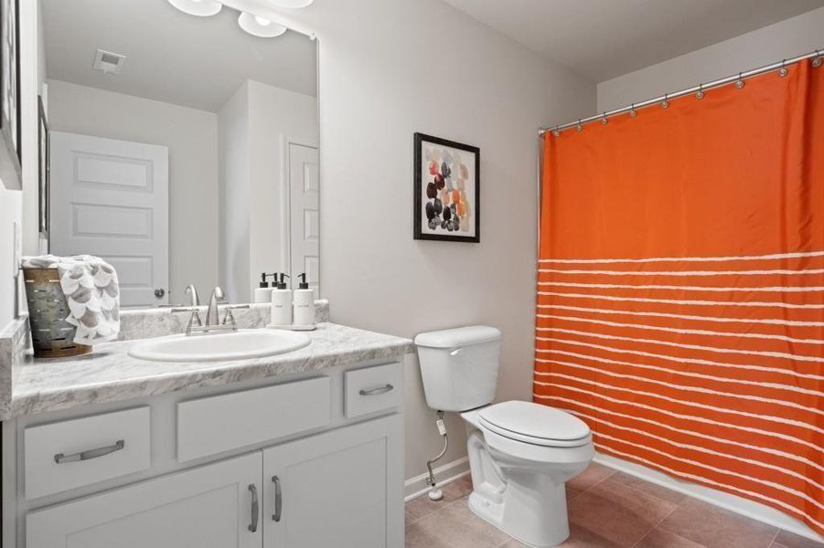 Furnished interior view inside a new home in Allen Manor, Hoschton (Image 32).