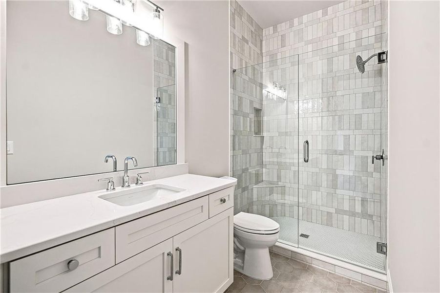 Furnished interior view inside a new home in , Milton (Image 5).