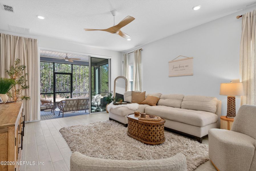 Furnished interior view inside a new home in , St. Johns (Image 37). Furnished interior view inside a new home in , St. Johns (Image 37).
