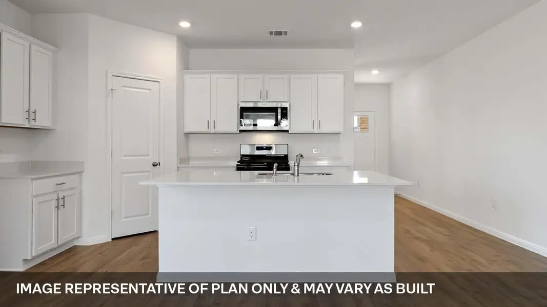 Furnished interior view inside a new home in Bar W Ranch, Leander (Image 3).