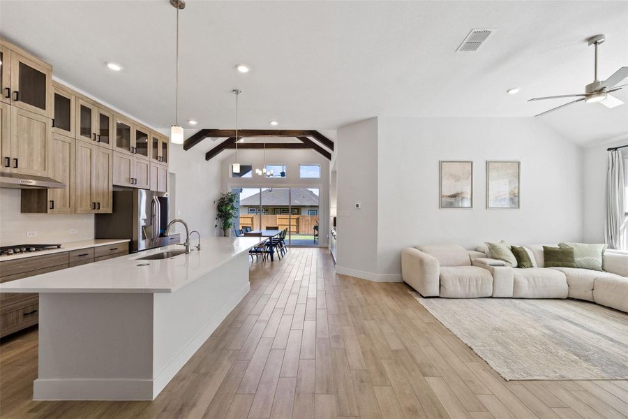 Barely lived in, Chesmar-built Charlene floorplan offers refined single-story living in Sweetwater.