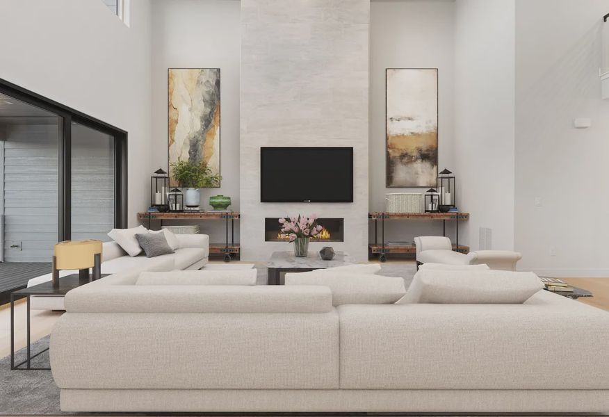Homesite 315 Great Room - Virtually Staged - 3 of 18 Homesite 315 Great Room - Virtually Staged - 3 of 18