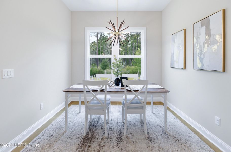 Furnished interior view inside a new home in , Ponte Vedra (Image 12).