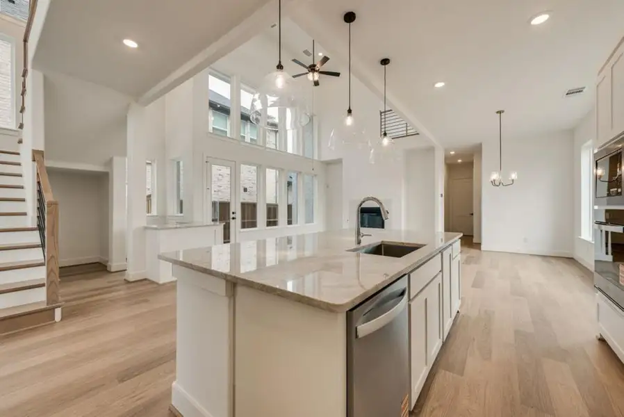 Furnished interior view inside a new home in Edgewater, Fate (Image 7).