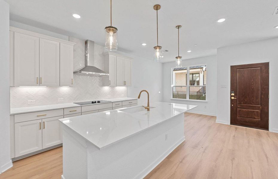 Furnished interior view inside a new home in Monarch on Main, Round Rock (Image 5).