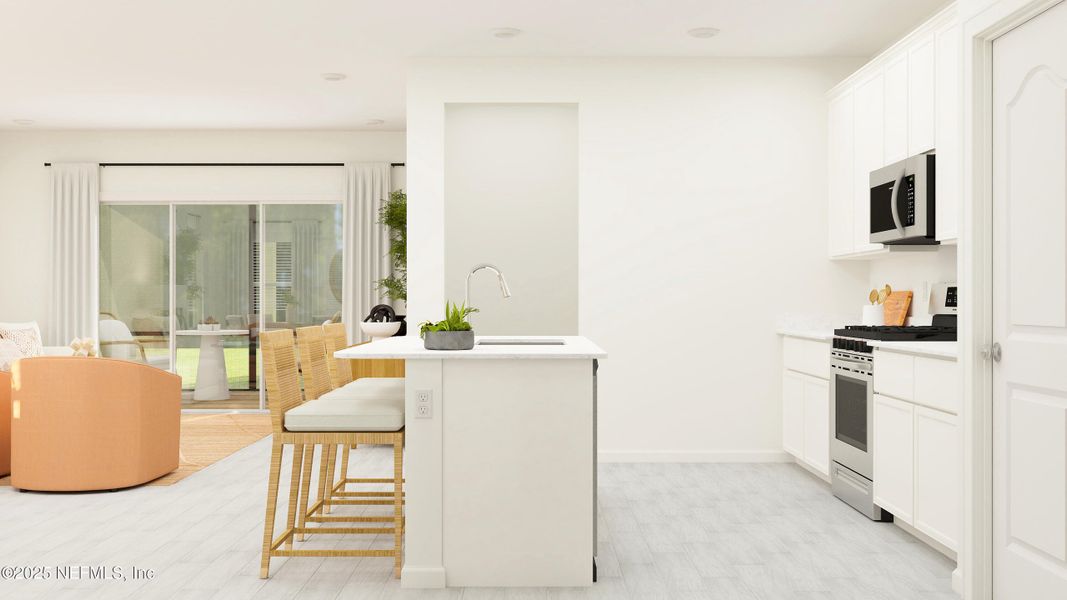 Furnished interior view inside a new home in Silver Meadows at SilverLeaf, St. Augustine (Image 7).