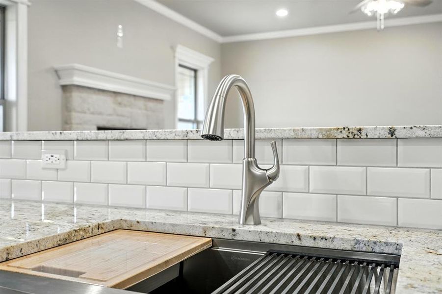 Close-up of interior finishes inside a home in , Abilene (Image 13).