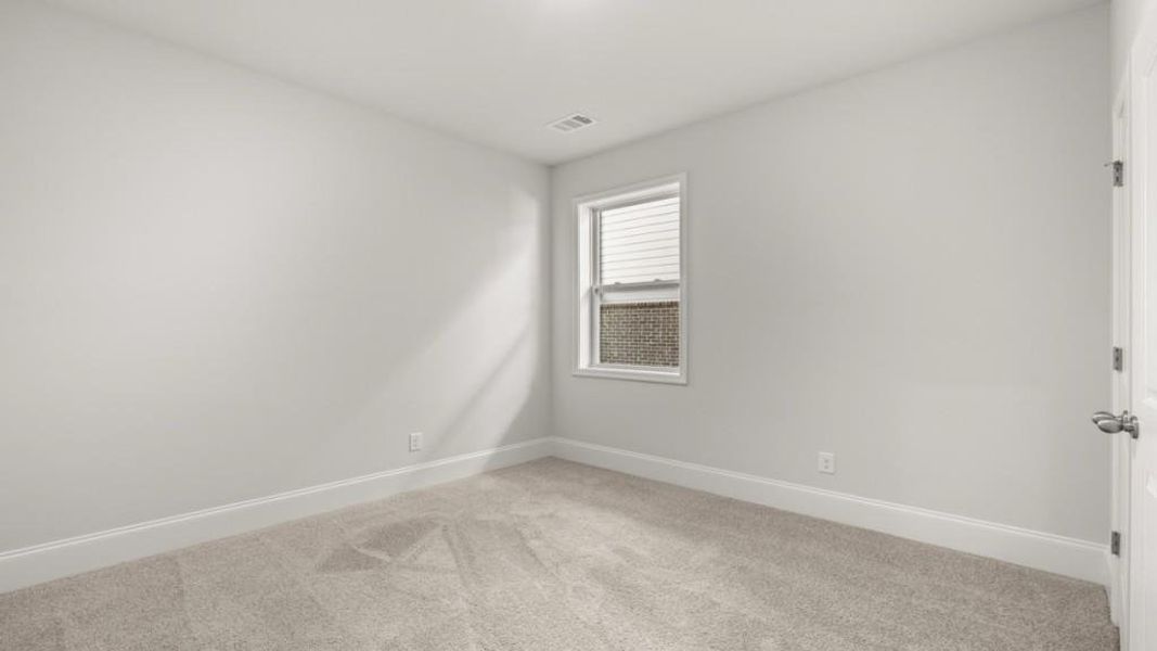 Spacious, unfurnished interior of a new home in Hamptons at Riverwood East, Dallas (Image 19).