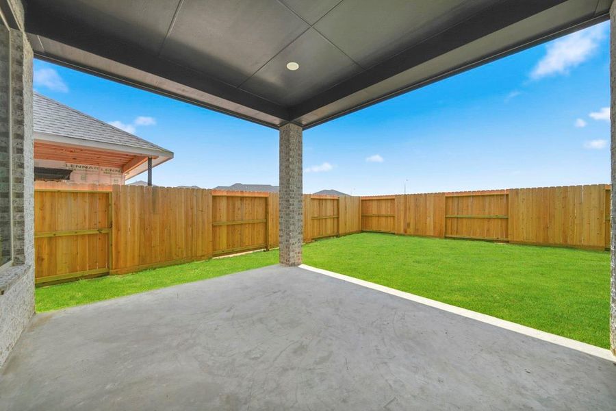 Exterior details and patio area of a home in Cross Creek West, Fulshear (Image 3). Exterior details and patio area of a home in Cross Creek West, Fulshear (Image 3).