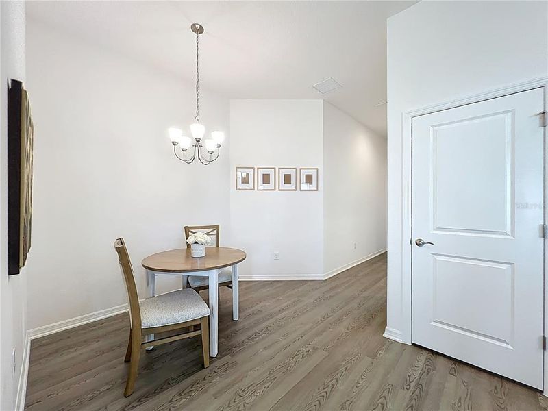 Furnished interior view inside a new home in , The Villages (Image 13).