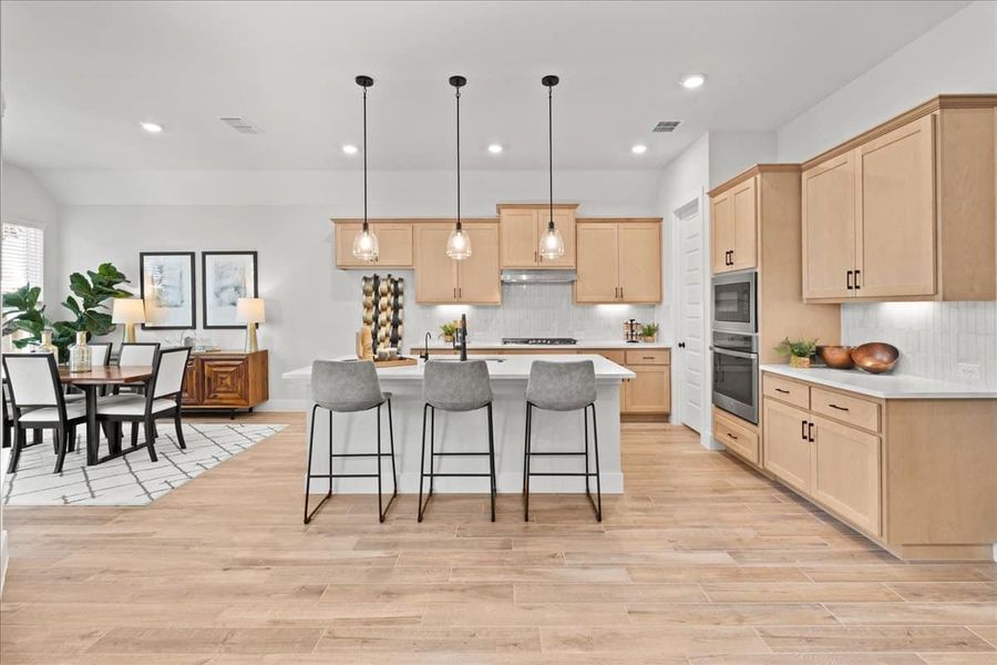 Furnished interior view inside a new home in 6 Creeks, Kyle (Image 17).