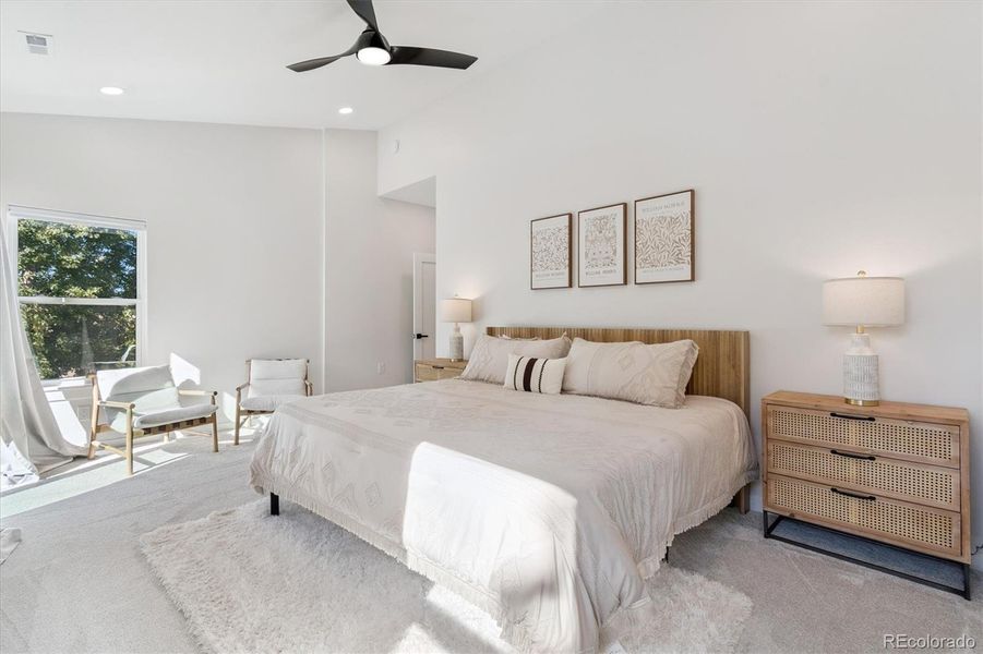 Furnished interior view inside a new home in , Denver (Image 38). Furnished interior view inside a new home in , Denver (Image 38).