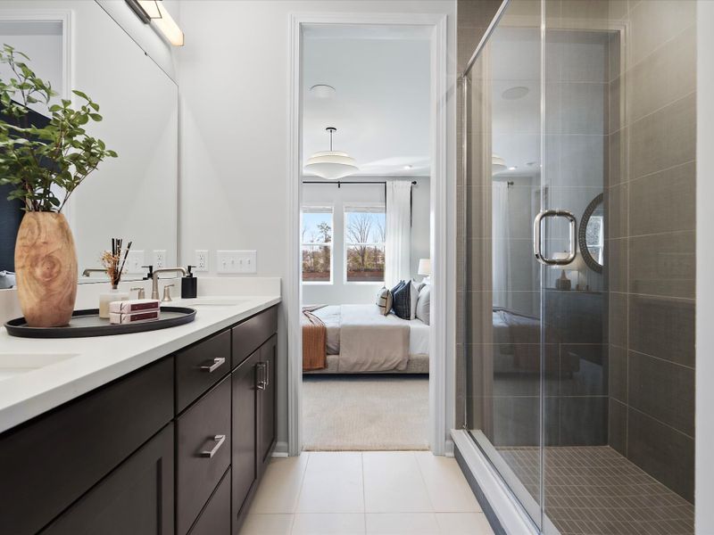 Representative furnished interior of a home built from the Merrill by Tri Pointe Homes in Southmont, Charlotte (Image 27). Representative furnished interior of a home built from the Merrill by Tri Pointe Homes in Southmont, Charlotte (Image 27).