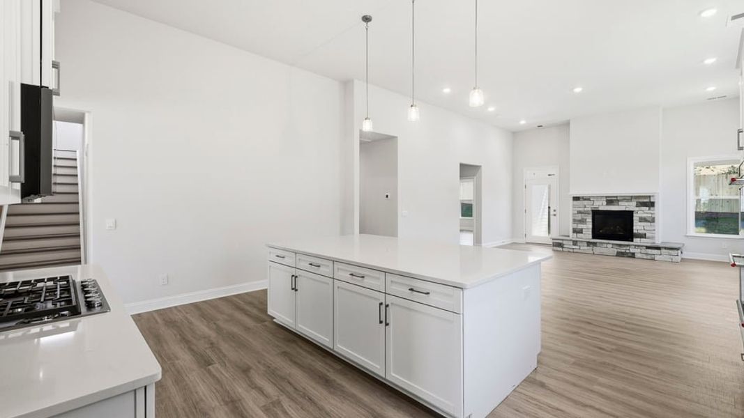 Furnished interior view inside a new home in Blue Ridge Trail, Fountain Inn (Image 6).