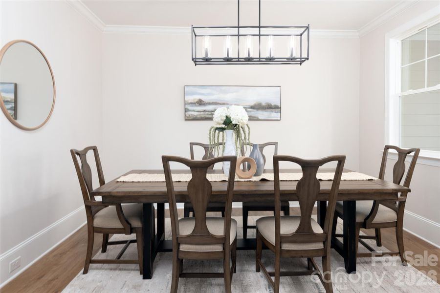 Furnished interior view inside a new home in , Sherrills Ford (Image 21).