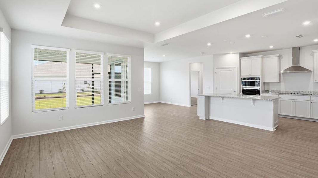Spacious, unfurnished interior of a new home in Midpoint at New Riverside, Bluffton (Image 23).
