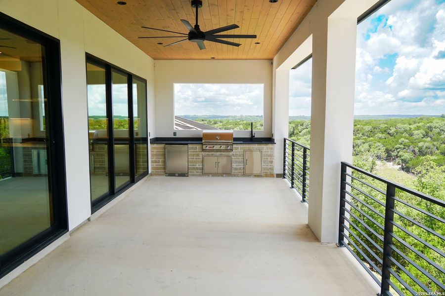 Exterior details and patio area of a home in , Boerne (Image 20).