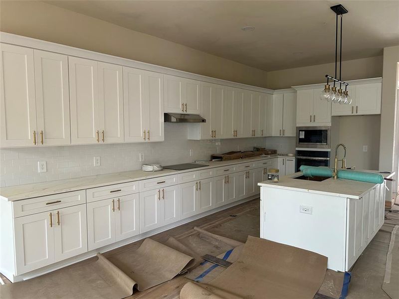 In-progress construction of a new home in , Flower Mound, TX (Image 10).