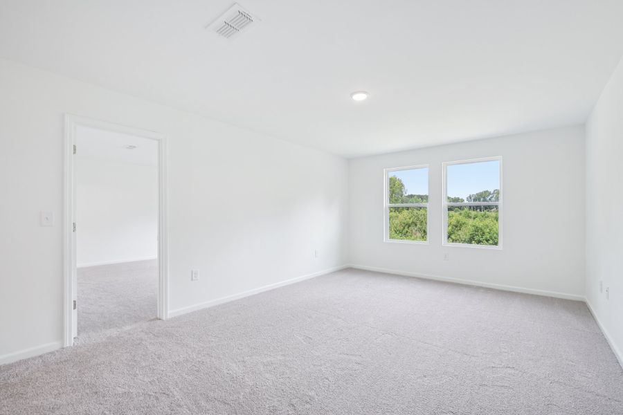 Representative unfurnished interior of a home built from the Meadow by Ashton Woods in Middleton Farms, Middlesex (Image 17).