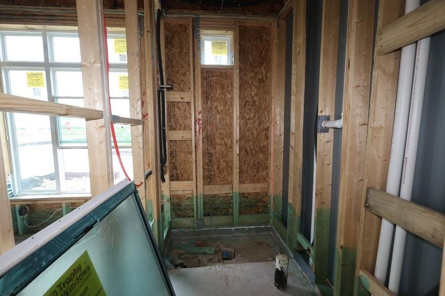 In-progress construction of a new home in Easthaven at Bridgeland Central - Vision Collection, Cypress, TX (Image 13).