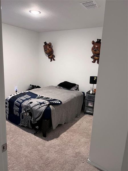 View of carpeted bedroom View of carpeted bedroom