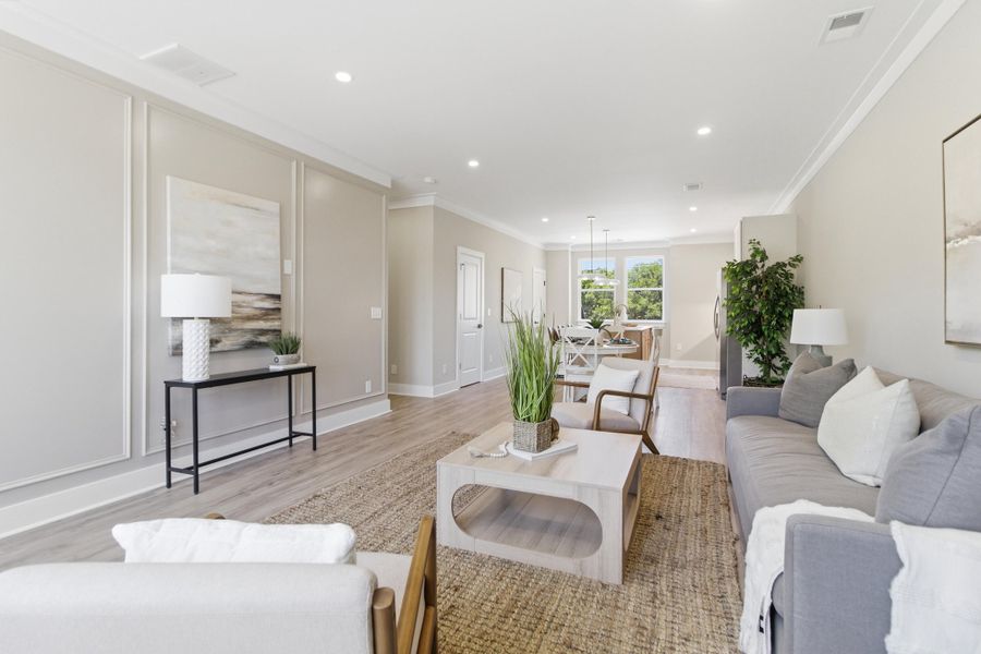 Furnished interior view inside a new home in , Charleston (Image 5).