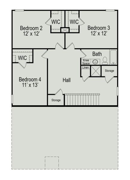 2D floor plan layout of this home in Fulshear Lakes 45's, Fulshear, TX (Image 3). 2D floor plan layout of this home in Fulshear Lakes 45's, Fulshear, TX (Image 3).