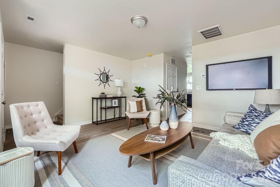 Furnished interior view inside a new home in , Charlotte (Image 19).