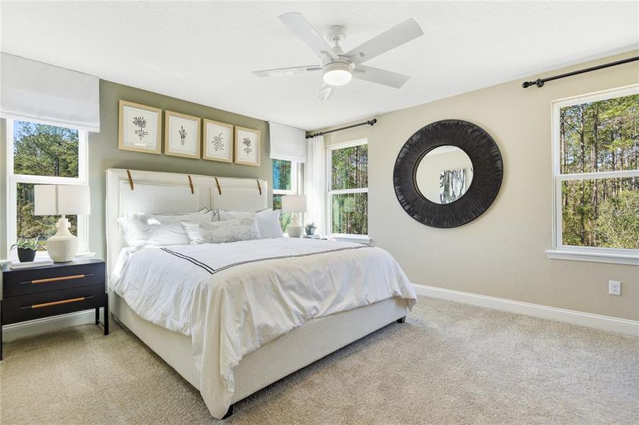 Furnished interior view inside a new home in Maple Ridge, Palmetto (Image 7). Furnished interior view inside a new home in Maple Ridge, Palmetto (Image 7).