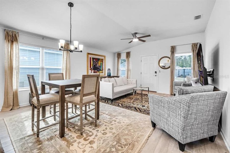 Furnished interior view inside a new home in , The Villages (Image 10).
