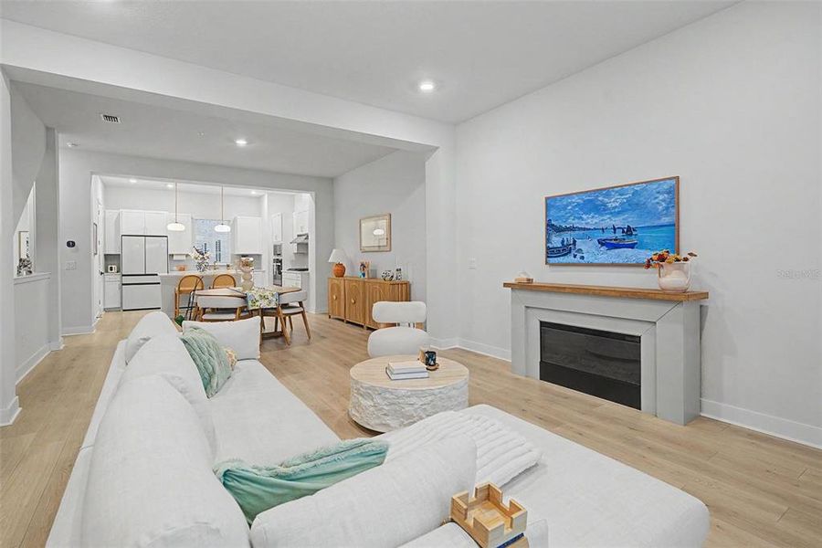 Furnished interior view inside a new home in Apex at Seminole Heights, Tampa (Image 19).