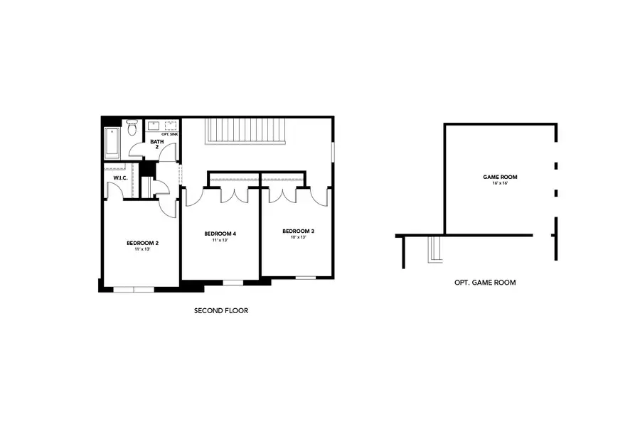 Modern single family home design with unique architectural style.