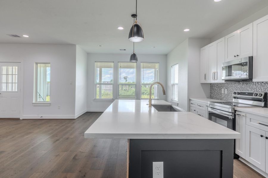 Furnished interior view inside a new home in , Cleveland (Image 6). Furnished interior view inside a new home in , Cleveland (Image 6).