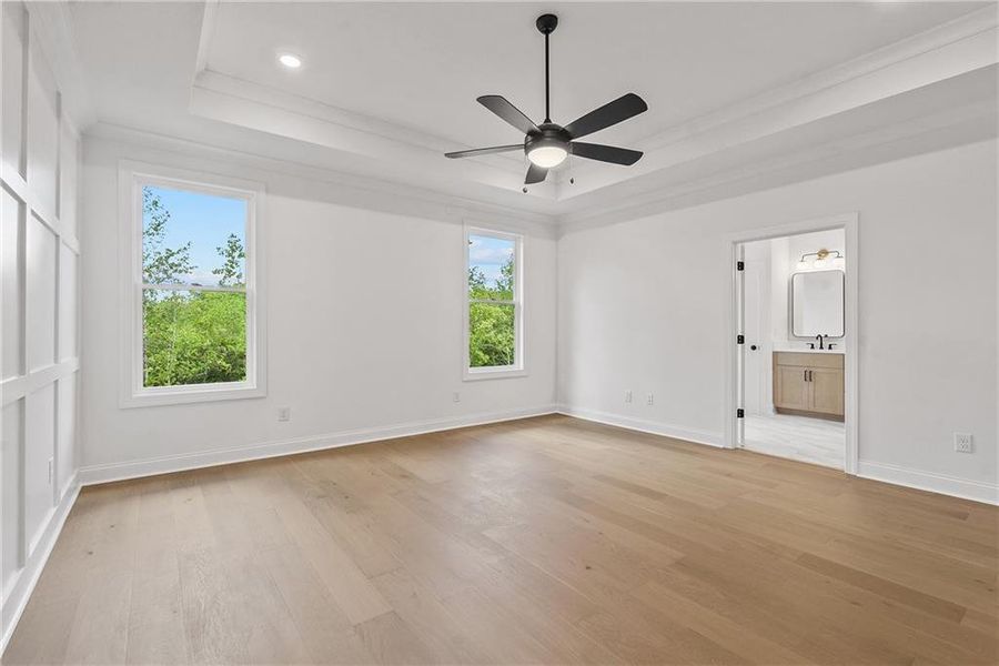 Spacious, unfurnished interior of a new home in Waterside Townhomes, Peachtree Corners (Image 14). Spacious, unfurnished interior of a new home in Waterside Townhomes, Peachtree Corners (Image 14).