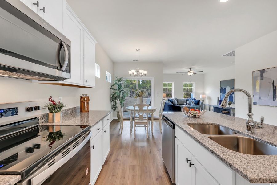 Furnished interior view inside a new home in Beach Gardens, Conway (Image 9). Furnished interior view inside a new home in Beach Gardens, Conway (Image 9).