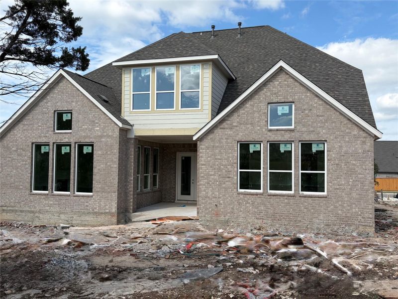 In-progress construction of a new home in La Cima, San Marcos, TX (Image 21).