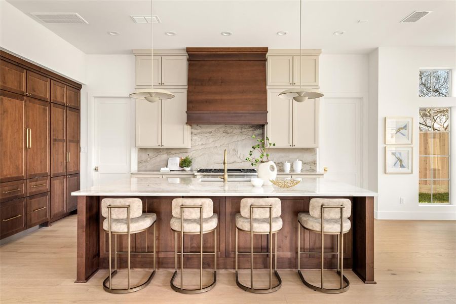 Furnished interior view inside a new home in , Houston (Image 8).