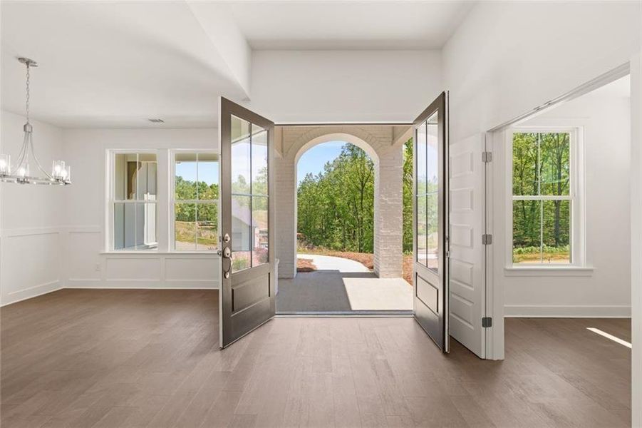 Spacious, unfurnished interior of a new home in , Gainesville (Image 52).