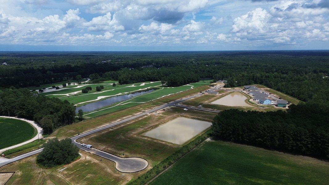 Site preparation for new homesites in The Preserve at Shaftesbury Glen, Conway (Image 17).