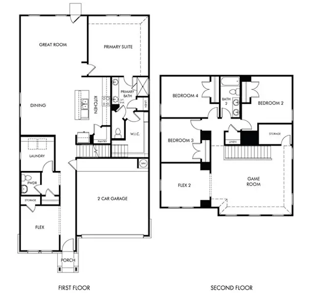 2D floor plan layout of this home in , Marion, TX (Image 2). 2D floor plan layout of this home in , Marion, TX (Image 2).