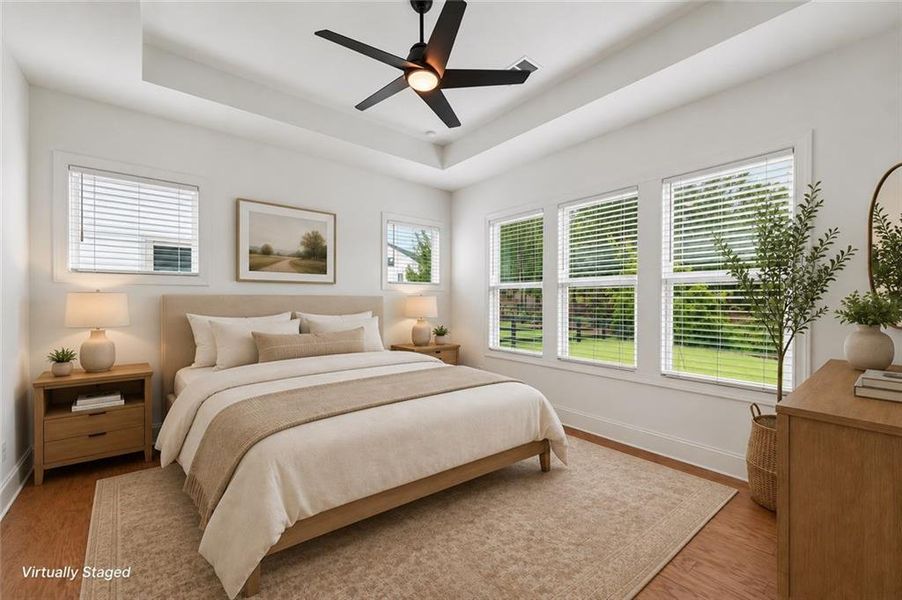 Furnished interior view inside a new home in , Cumming (Image 15).