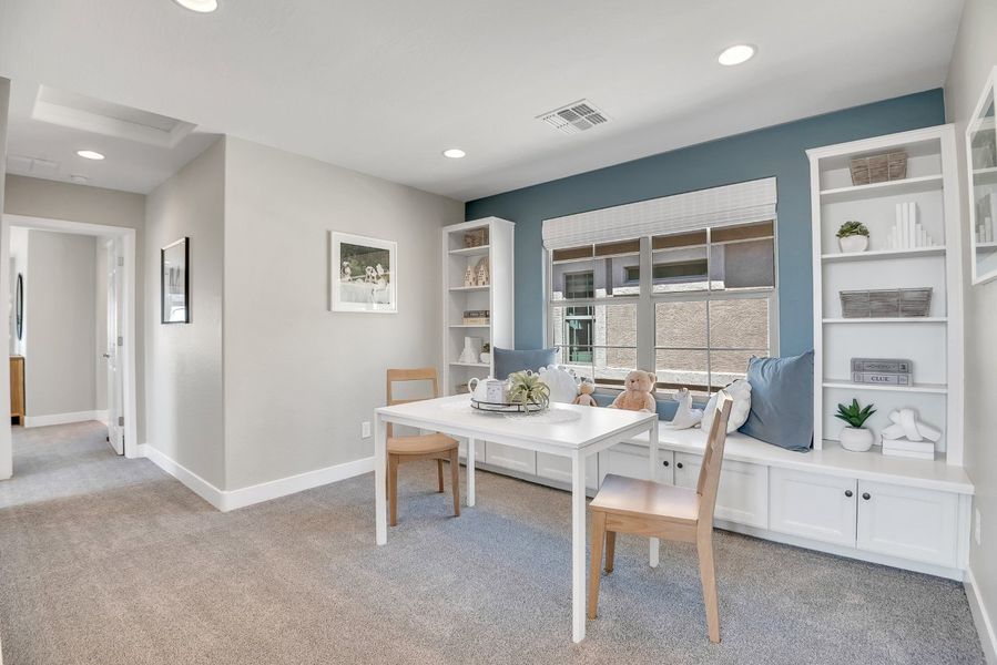 Furnished interior view inside a new home in Ironwood Villages at North Creek, Queen Creek (Image 44).