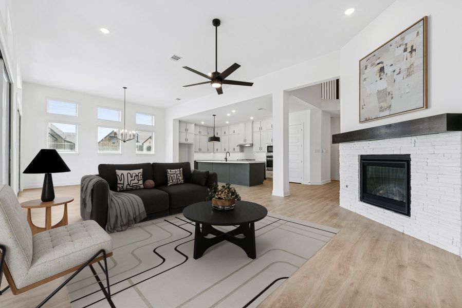 The Gammill - Family Room The Gammill - Family Room