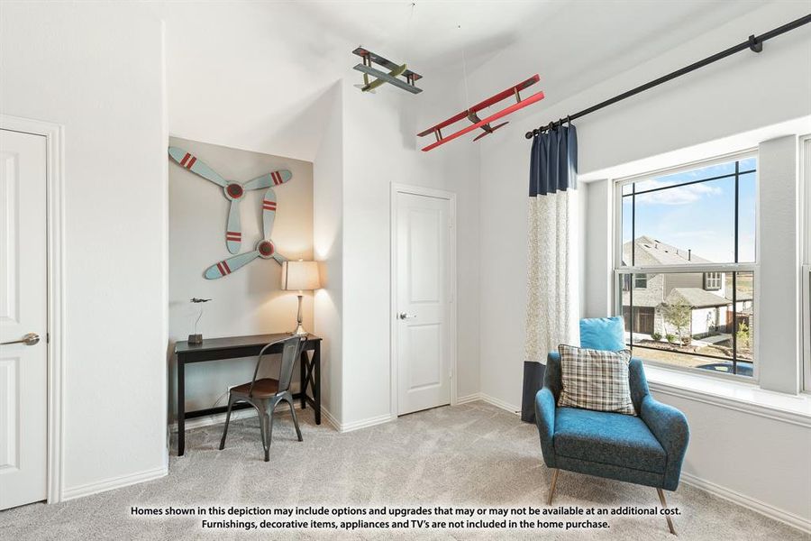 Furnished interior view inside a new home in North Grove, Waxahachie (Image 39).