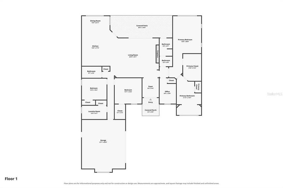 2D floor plan layout of this home in , Plant City, FL (Image 5).