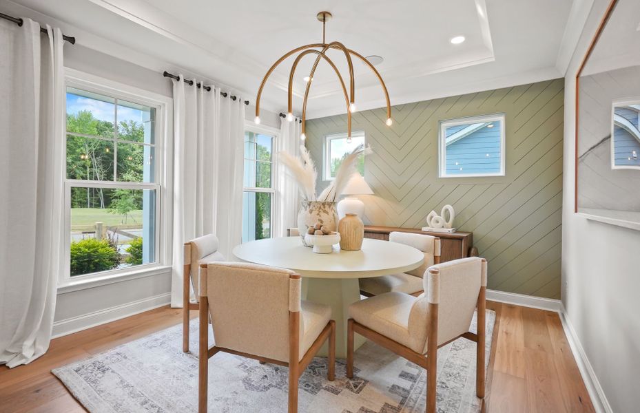 Furnished interior view inside a new home in Forest Creek, Waxhaw (Image 5). Furnished interior view inside a new home in Forest Creek, Waxhaw (Image 5).